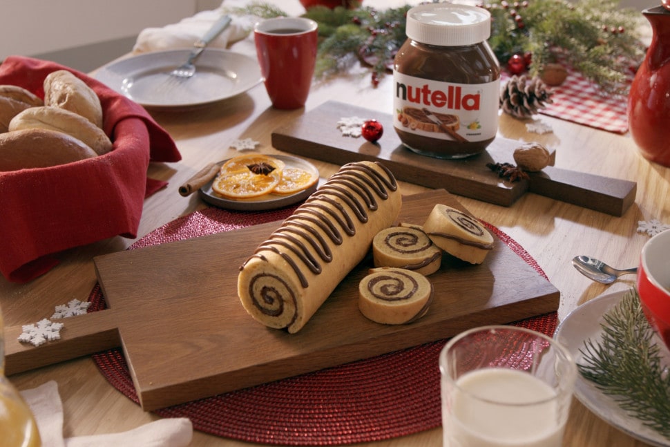 Yule Log by Nutella® recipe | Nutella® Maroc 