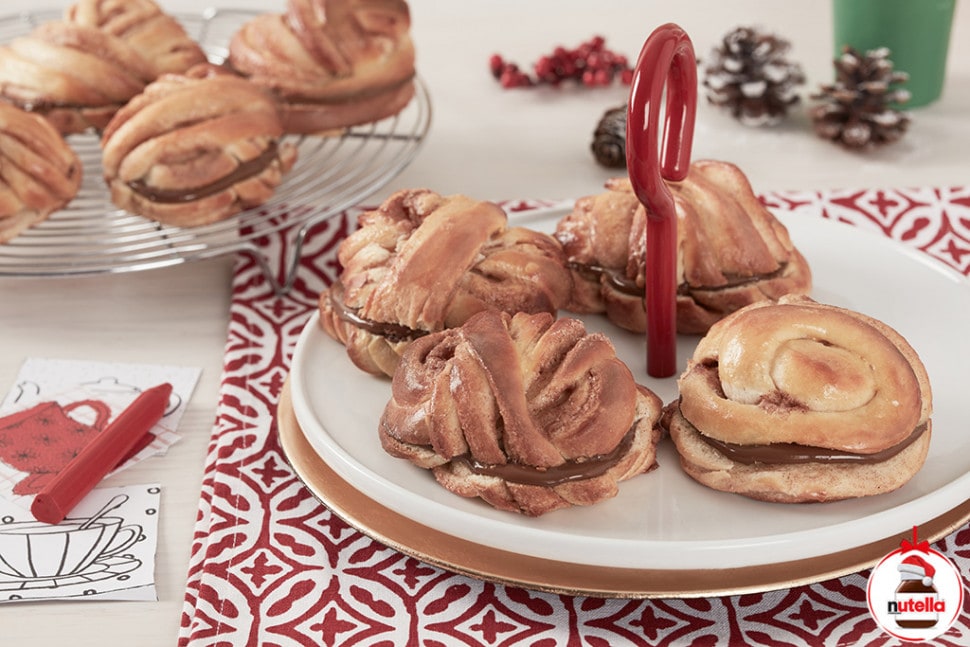 Brioche trenzado de canela con Nutella<sup>®</sup>