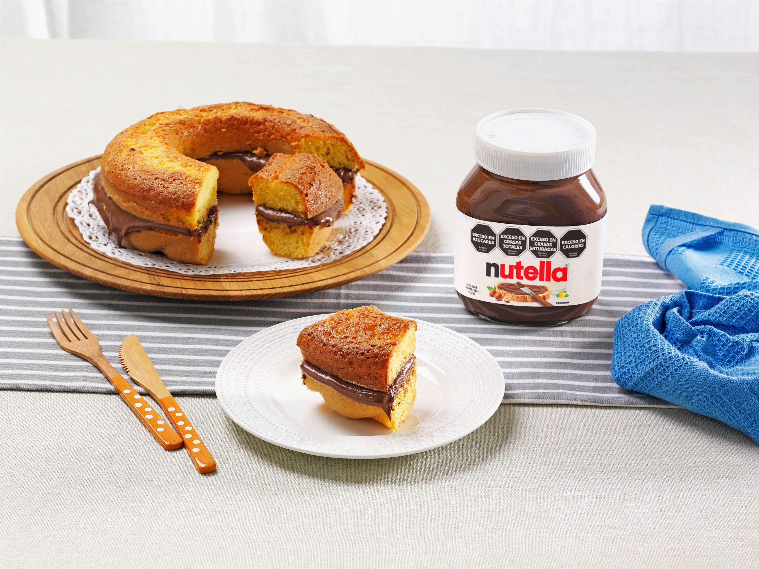 Pan "Ciambella" con Nutella® 