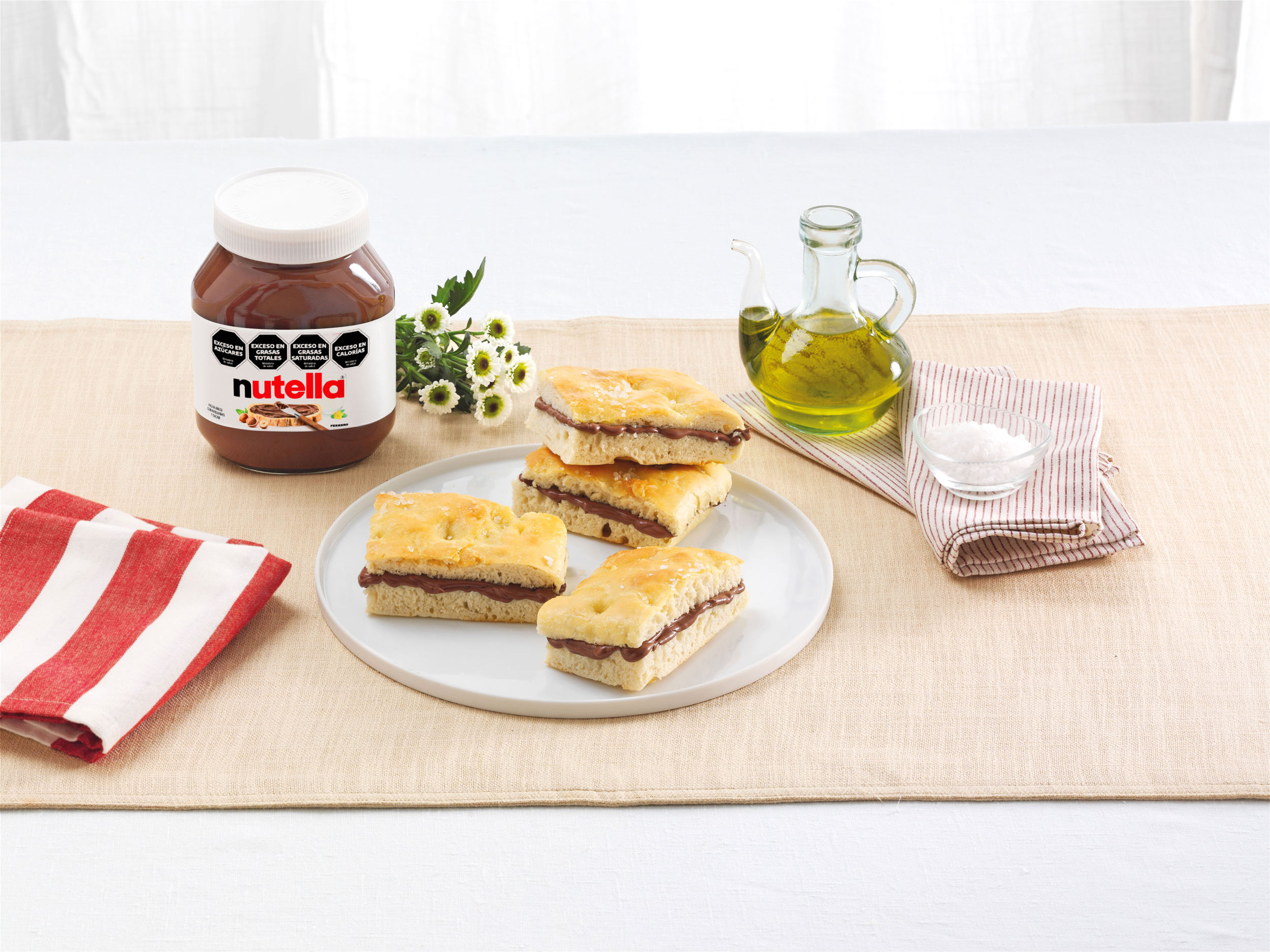 Focaccia con Nutella®