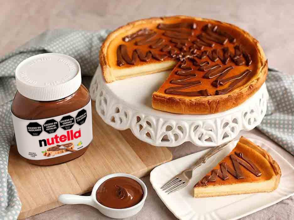 Cheesecake con Nutella®