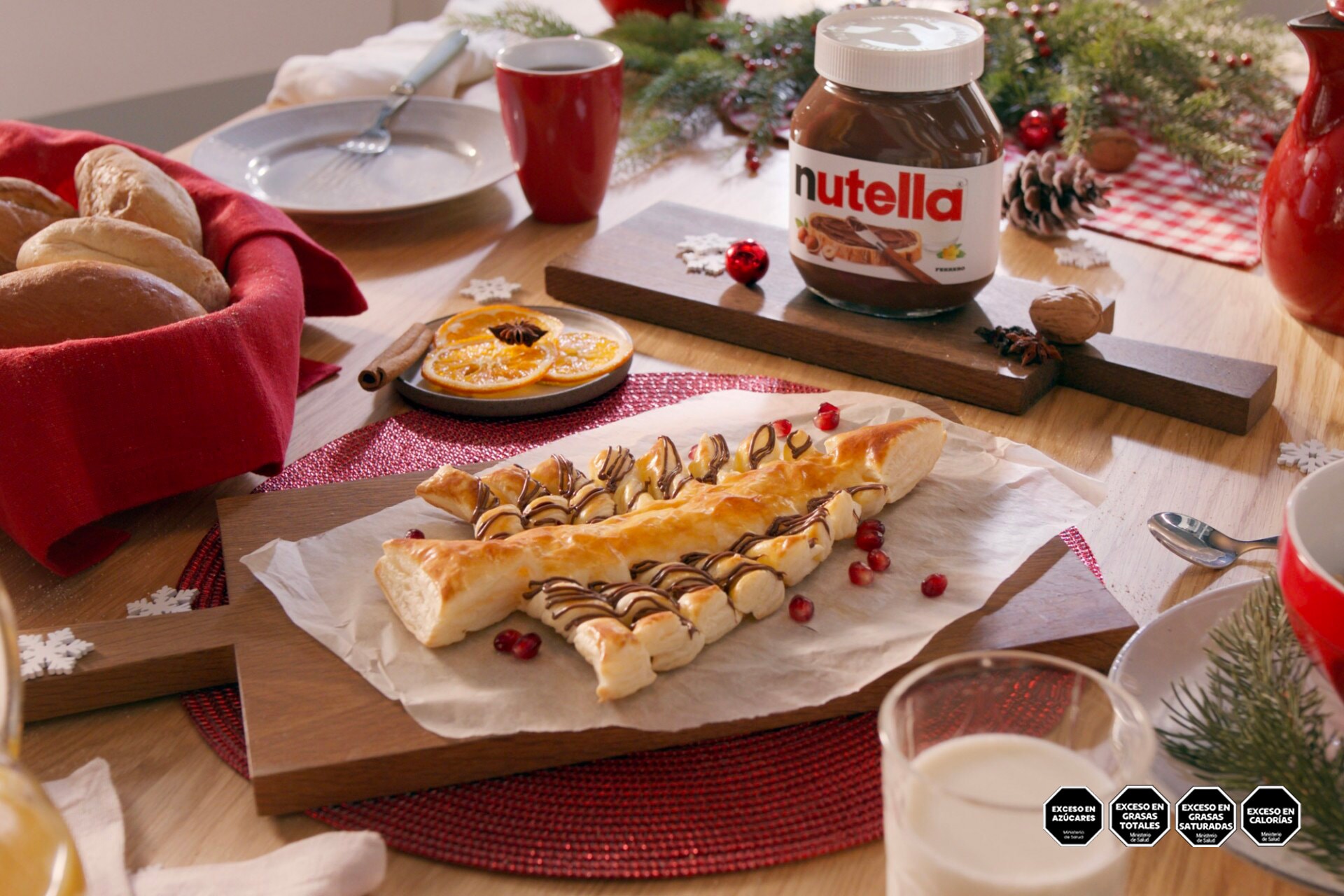 Receta Arbolito de Hojaldre con Nutella®