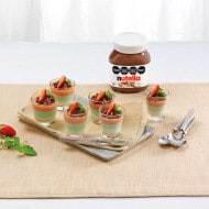 Tricolour Panna Cotta with Nutella®