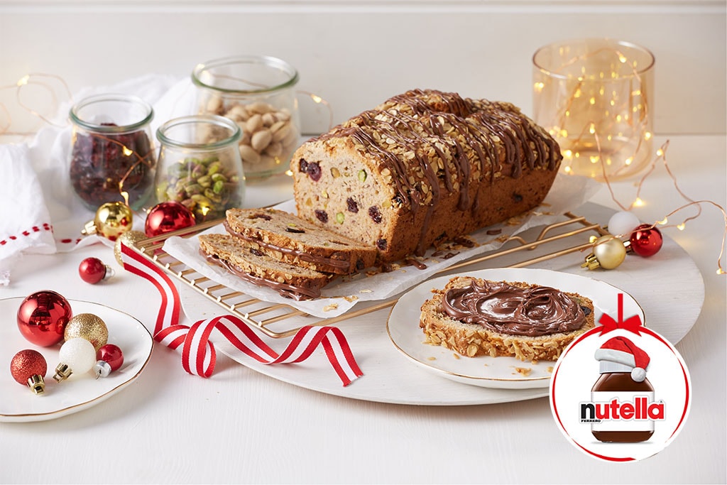 Banana and Cranberry Loaf with Nutella®