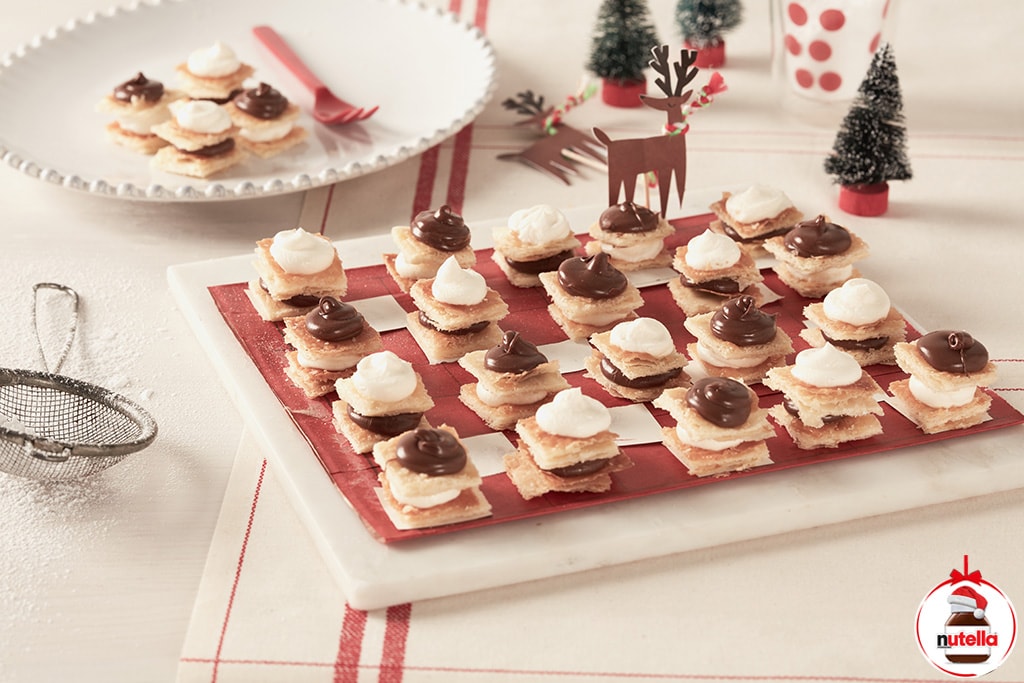 Millefeuille with Chantilly mousse and Nutella®