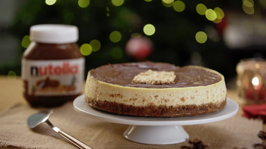 Nutella® Christmas Cheesecake