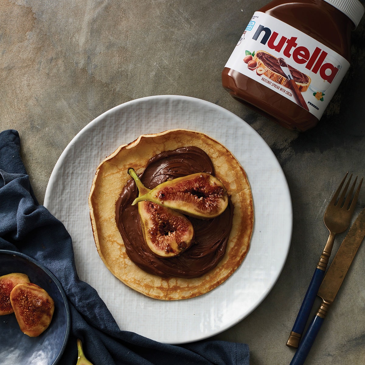 French Crepes with Nutella<sup>®</sup> & Caramelised Figs