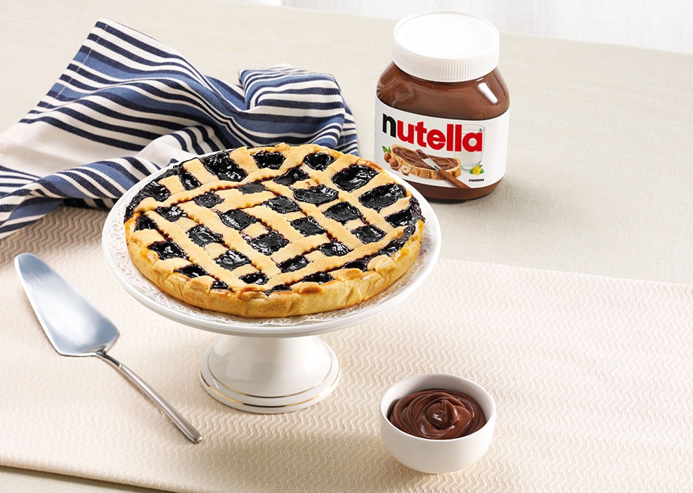 Pīrāgs ar Nutella<sup>®</sup> un mellenēm