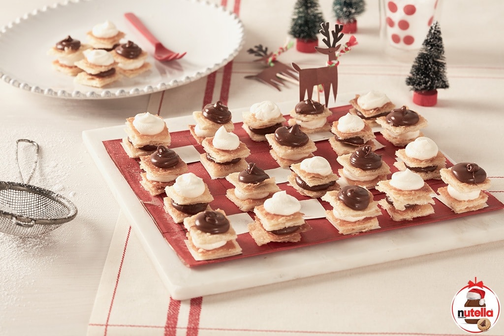 Mille-feuille Chantilly kreemi ja Nutella<sup>®</sup>-ga