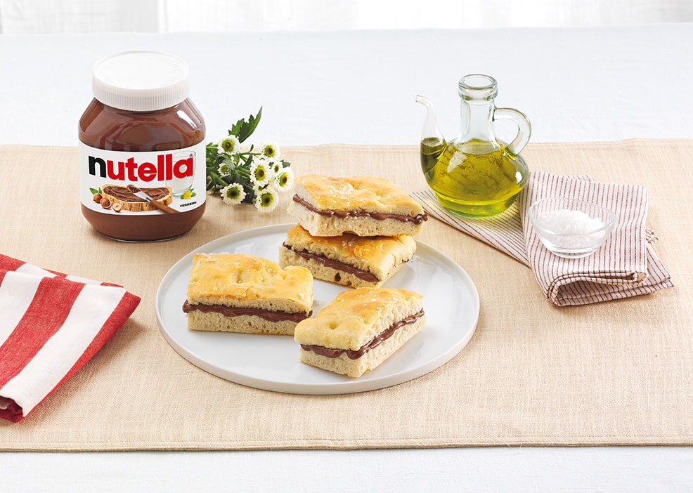 Focaccia met Nutella®