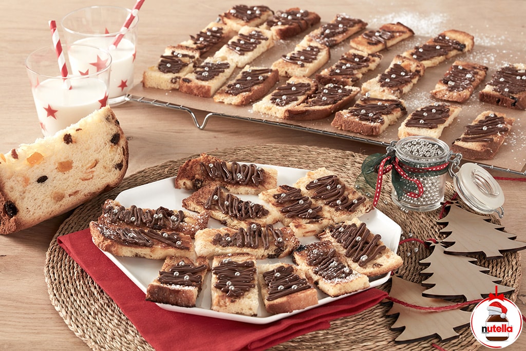 Panettonechips met Nutella®