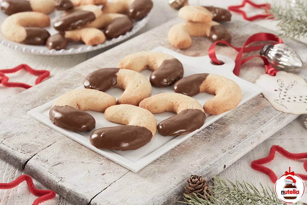 « Vanillekipferl » - Croissants biscuités à la vanille et au Nutella®