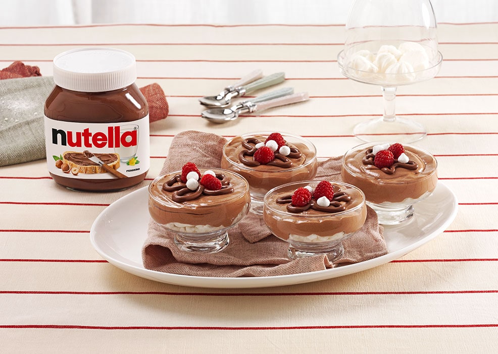 Mousse com Nutella®