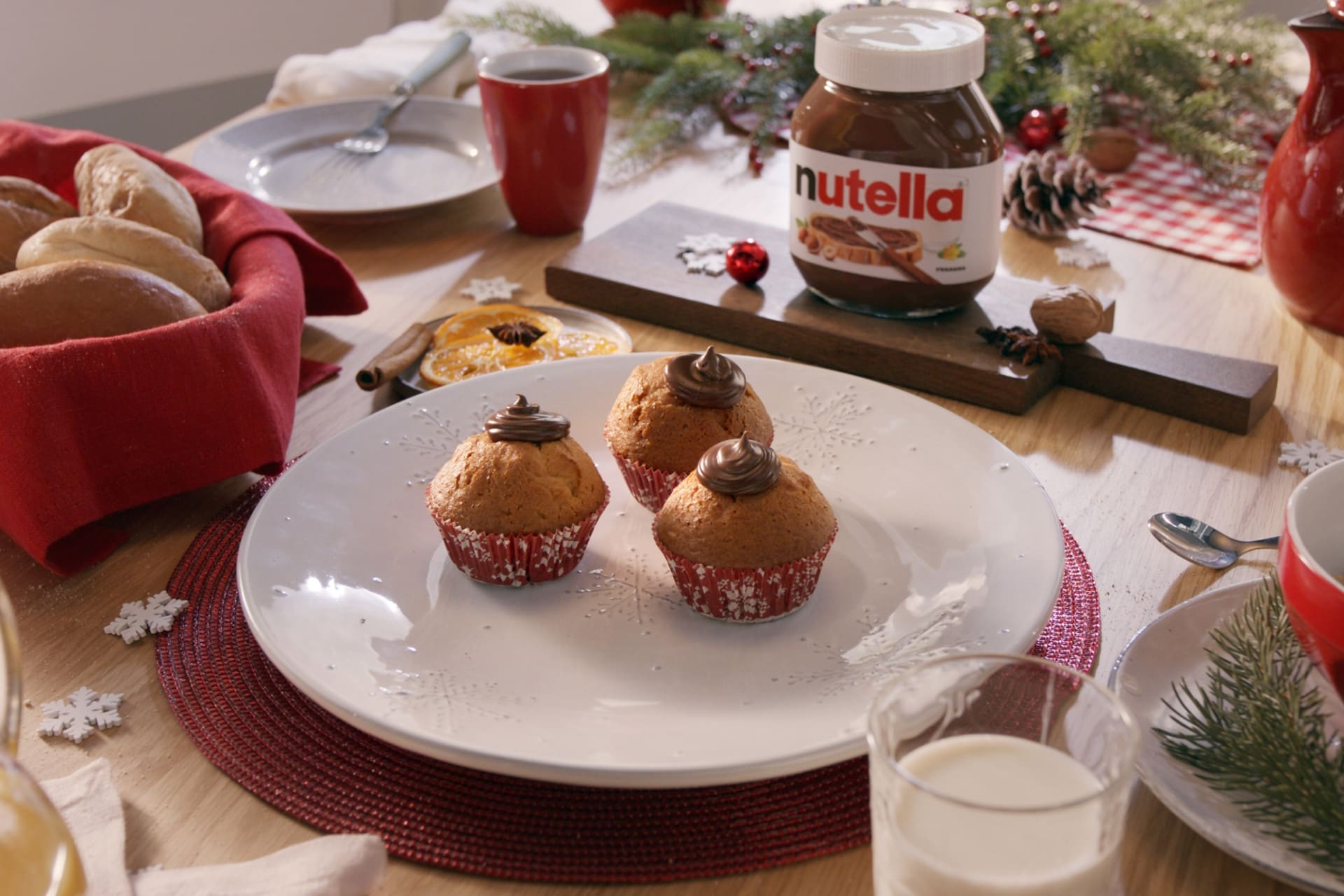 Receita de Muffins com Nutella®