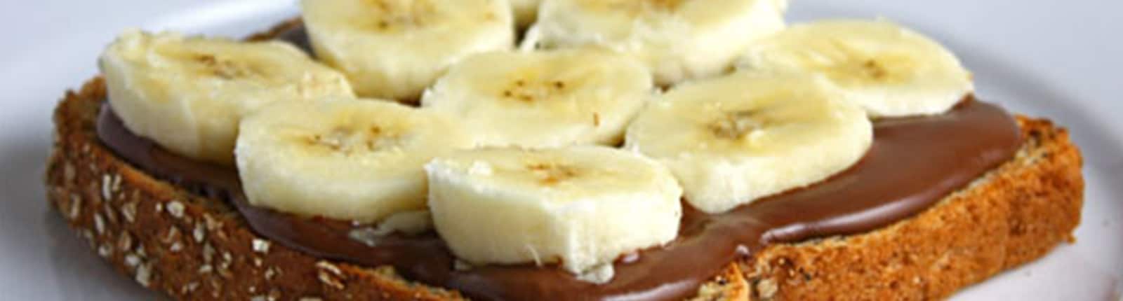 Banana Open Faced Sandwich with Nutella<sup>®</sup>