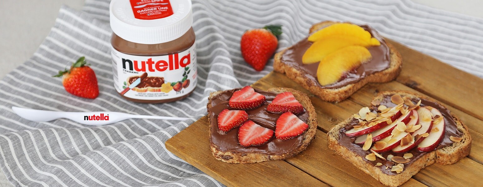 Fancy Toast with Fruit, Nuts & Nutella<sup>®</sup>