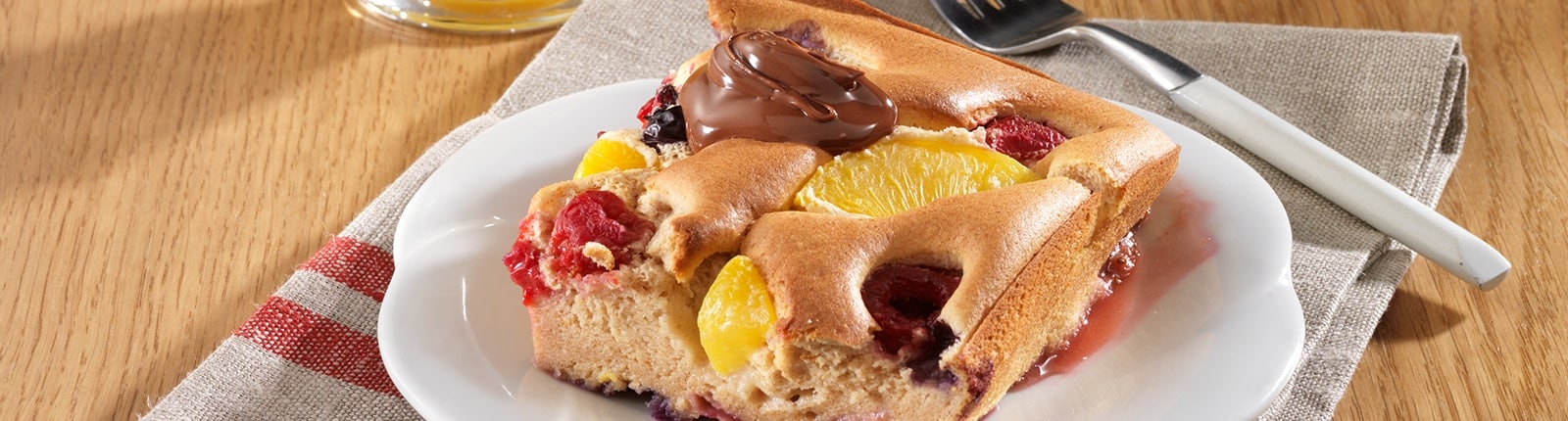 Clafoutis aux fruits et Nutella®