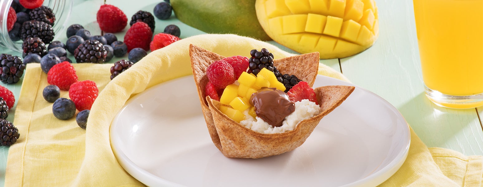 Tortilla Breakfast Cups with NUTELLA®