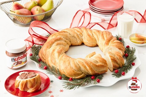 Brioche Wreath with Nutella® hazelnut spread - Step 4