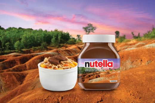 Nutella® Peach Crumble