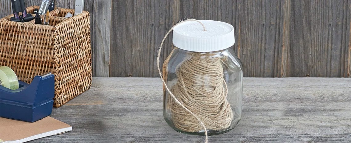 How to make a DIY fashion jar from an empty Nutella® jar