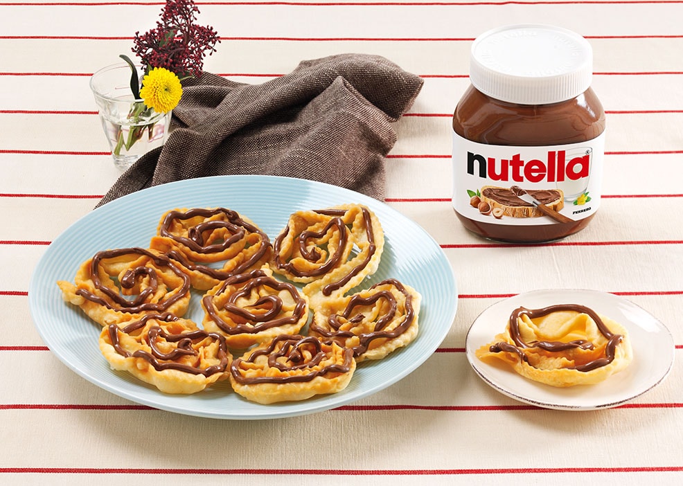 Galletas cartellate con Nutella®