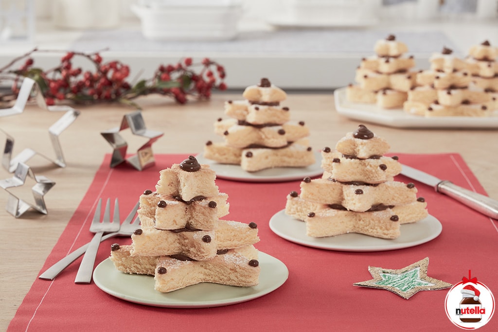 Torta de Árbol de Navidad con Nutella<sup>®</sup>