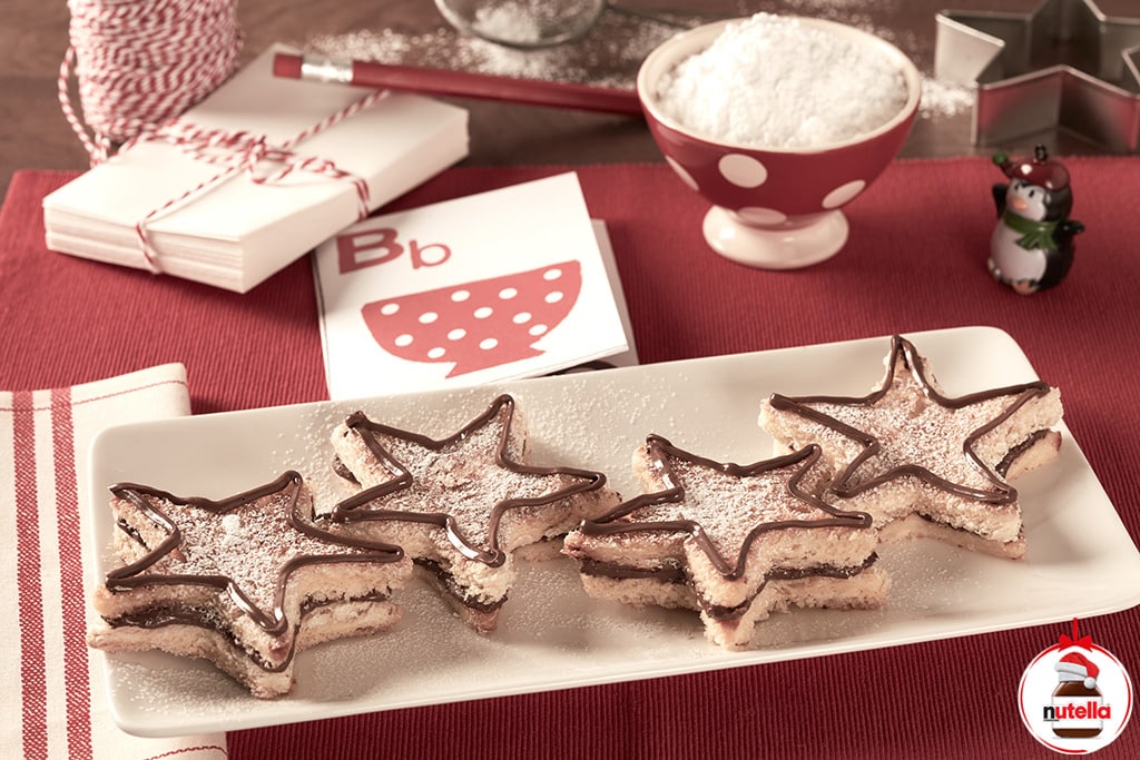 Estrellas de tostada francesa con Nutella<sup>®</sup>