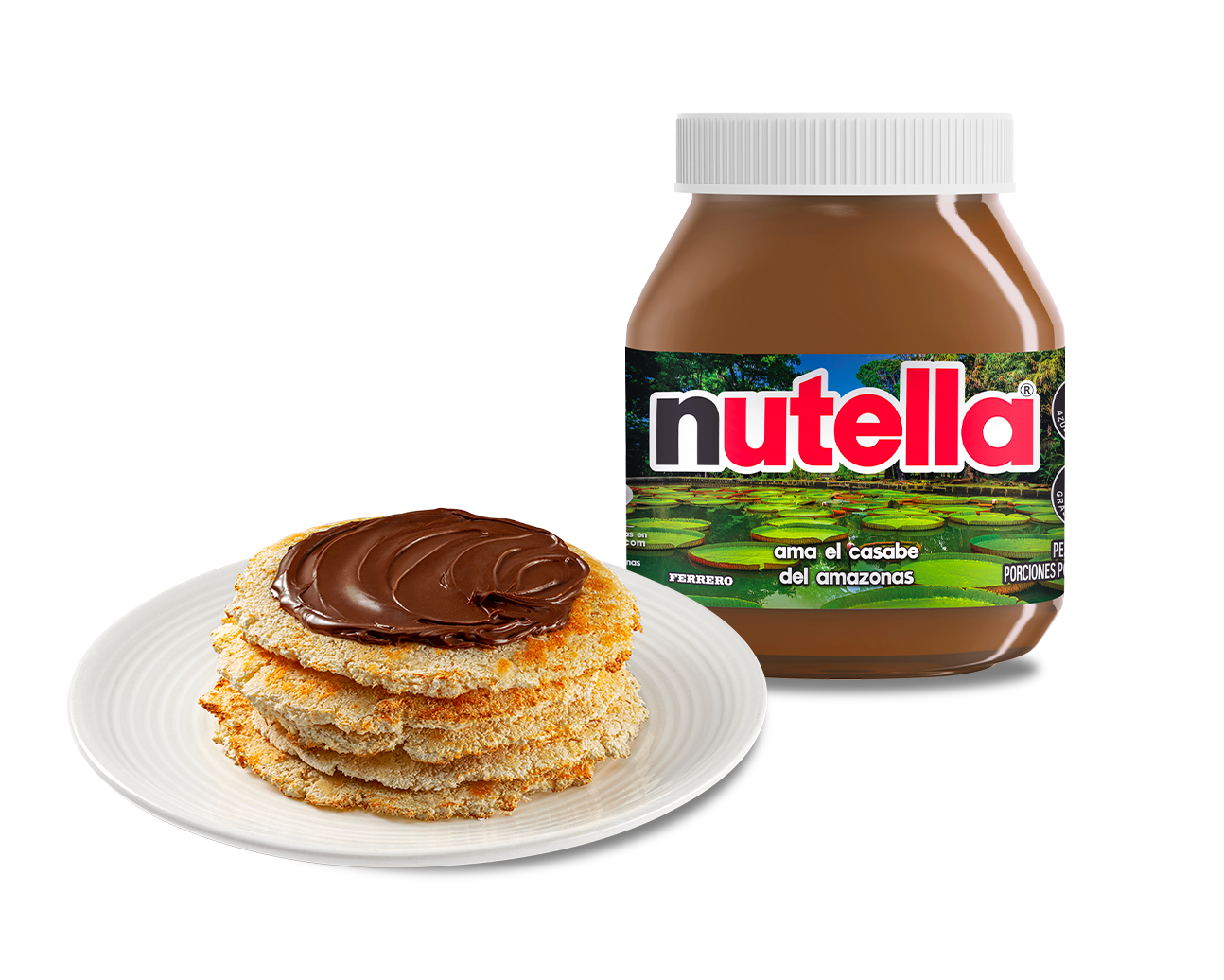 Nutella® ama el casabe del amazonas