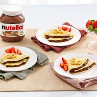 Crepes with Nutella® and fruit