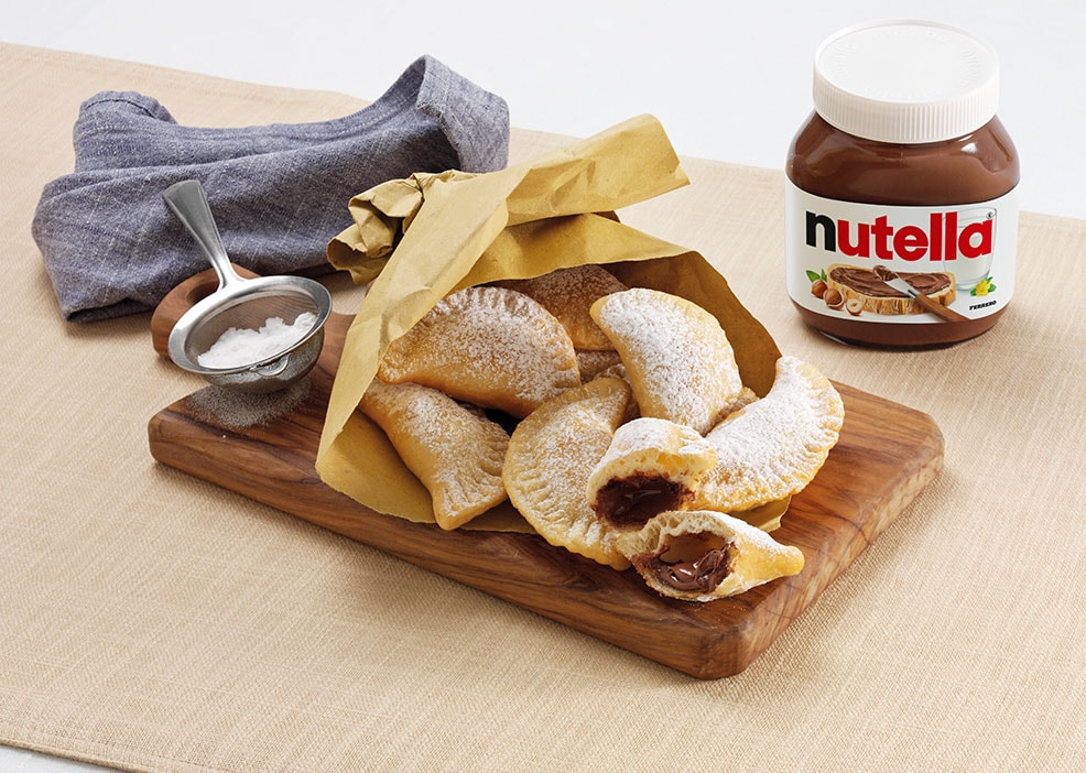 Zlatavé fagottini s náplní z pomazánky Nutella®