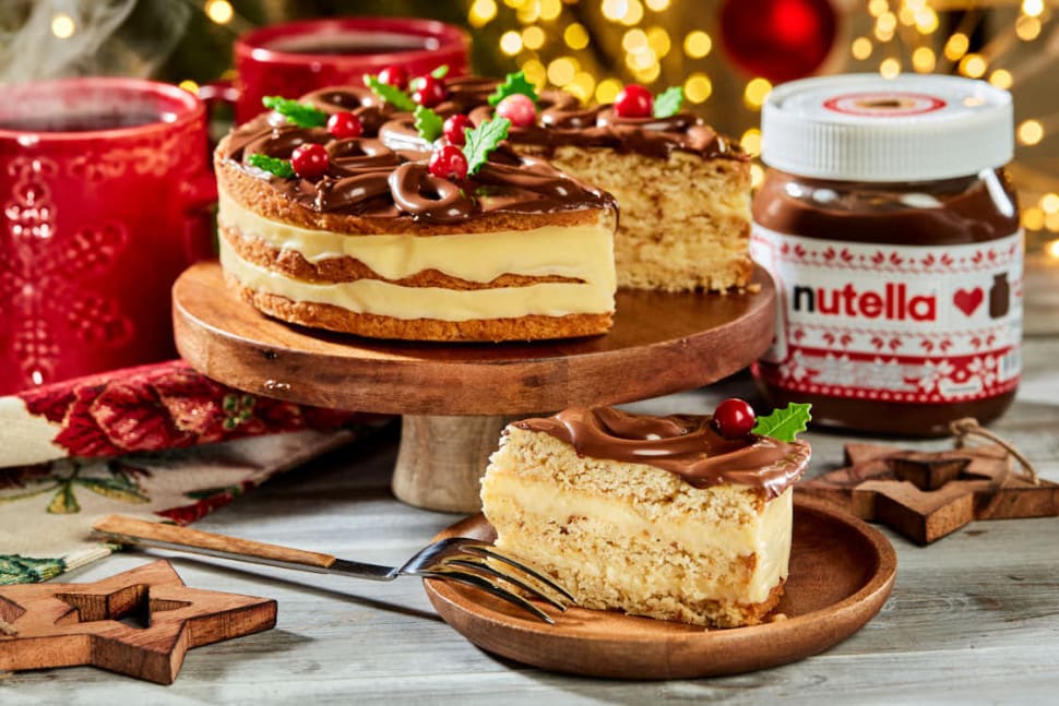 Varený cheesecake, nátierka Nutella® a horúci nápoj na sviatočný večer.