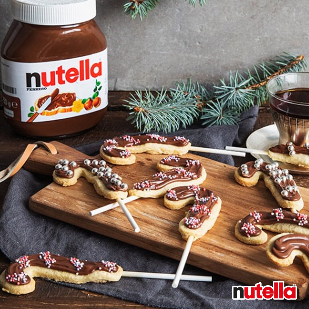 Butterplätzchen-Lollis mit nutella®