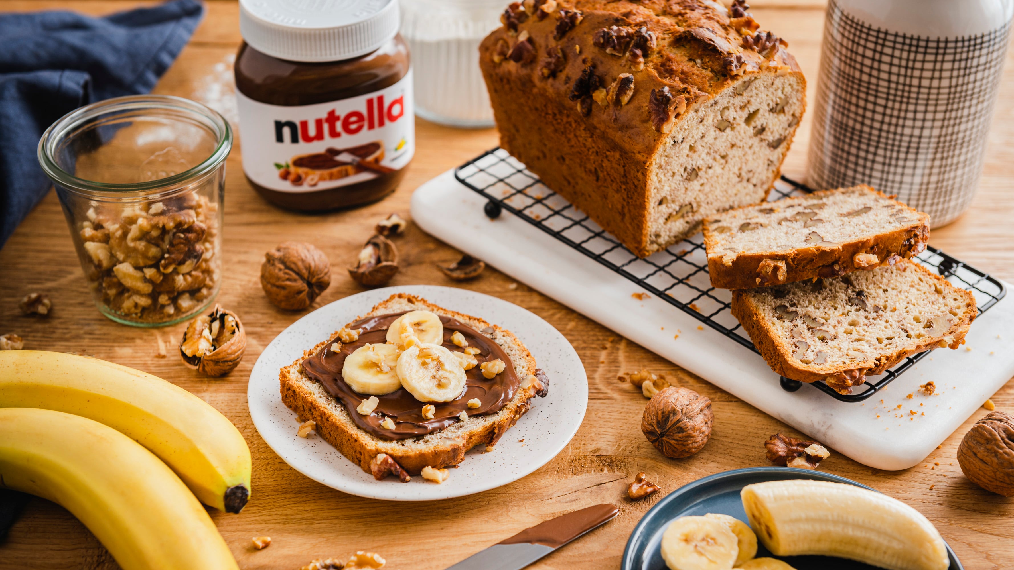 Bananenbrot mit nutella®