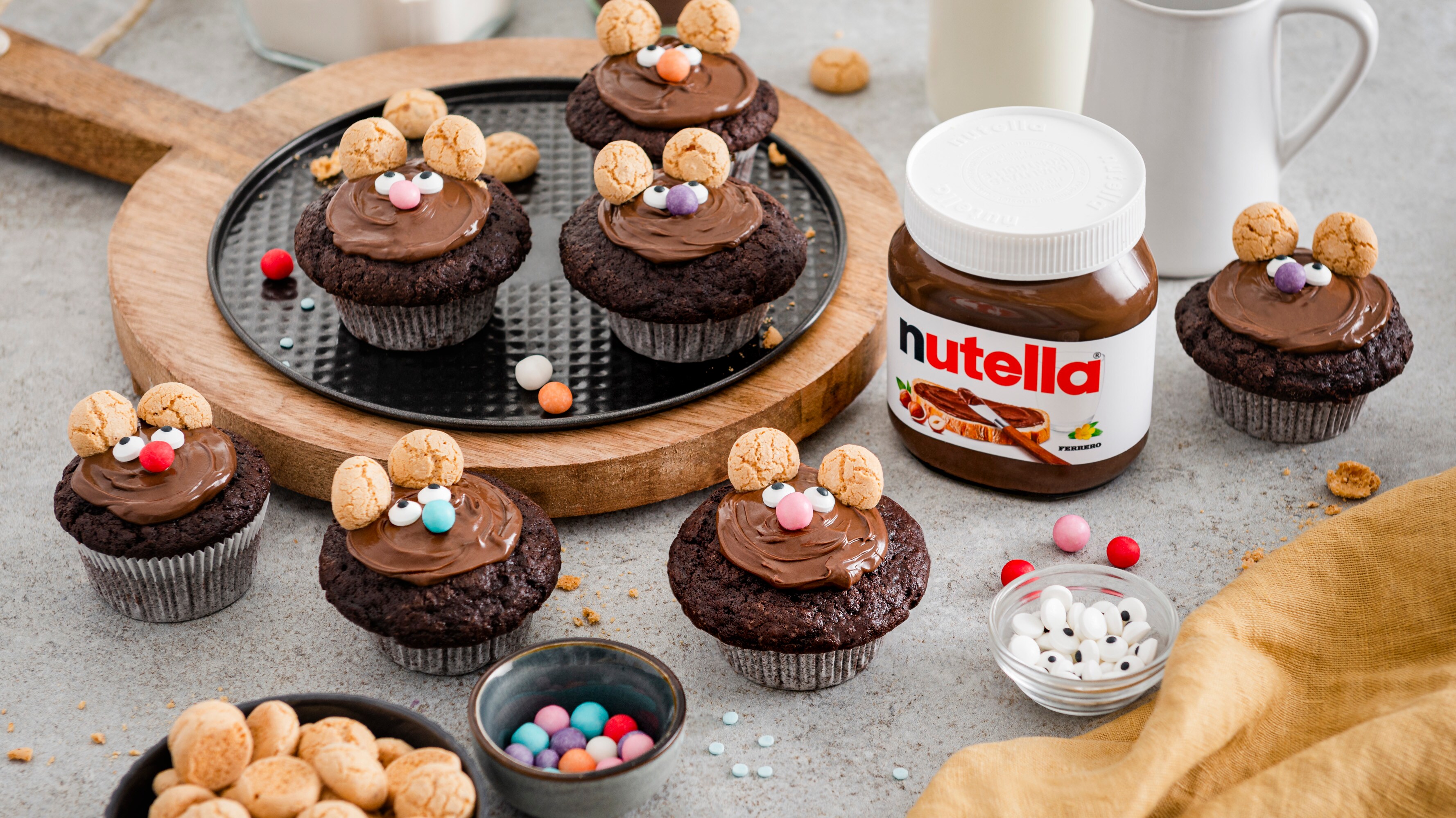 Cupcake-Maus mit nutella®