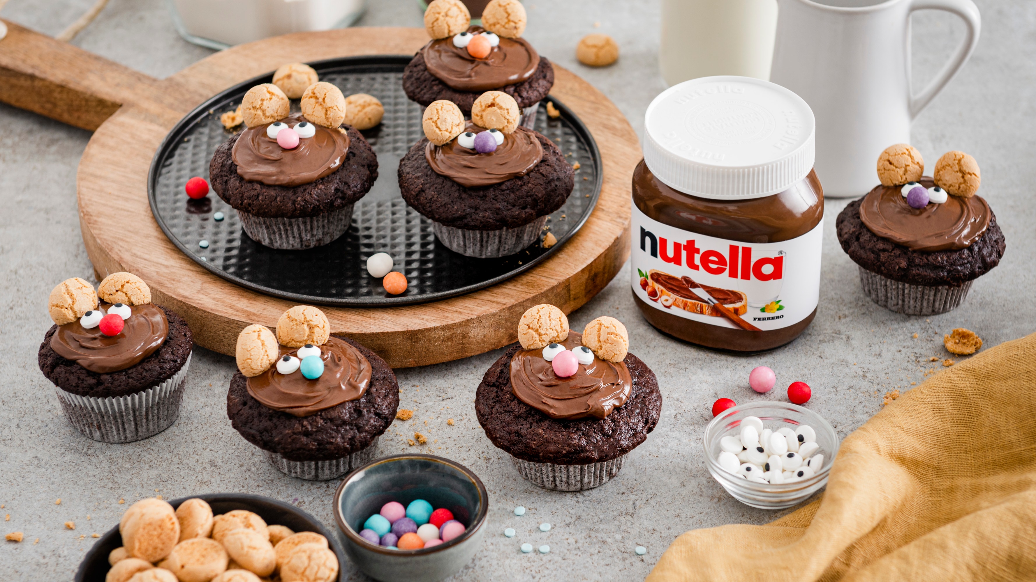 Cupcake mouse with Nutella®
