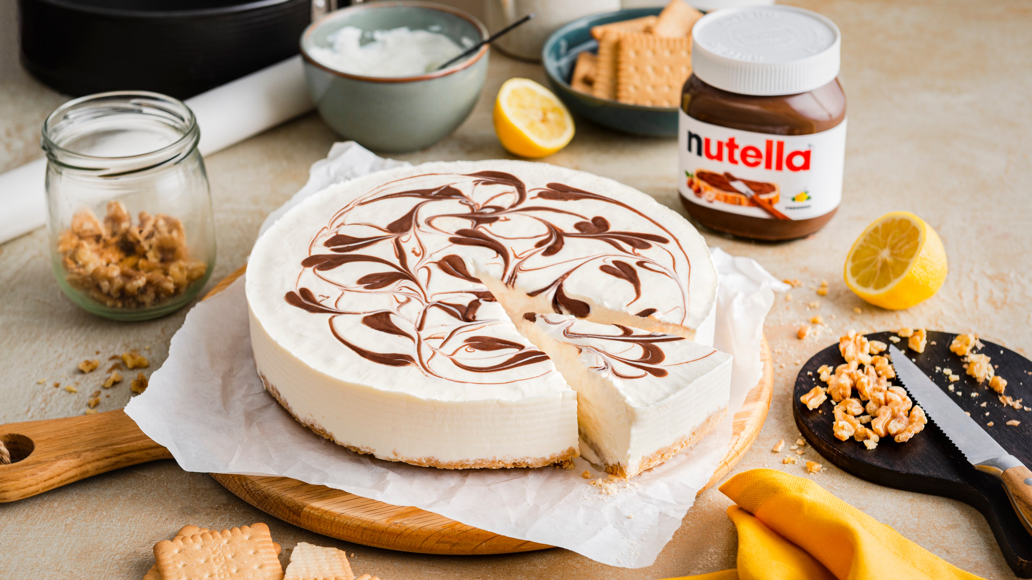 No-Bake Cheesecake mit nutella®