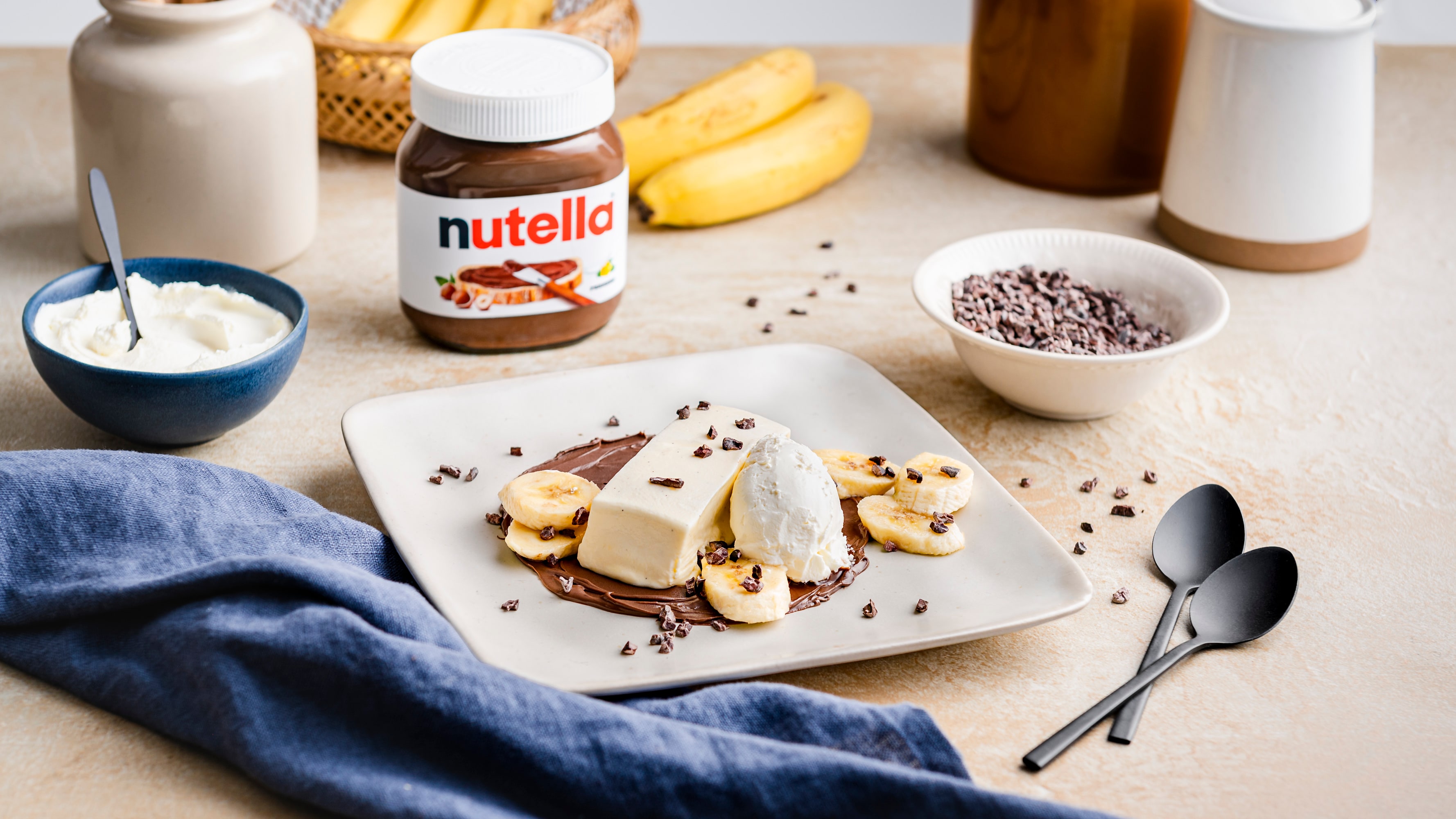 Vanilleparfait mit nutella®