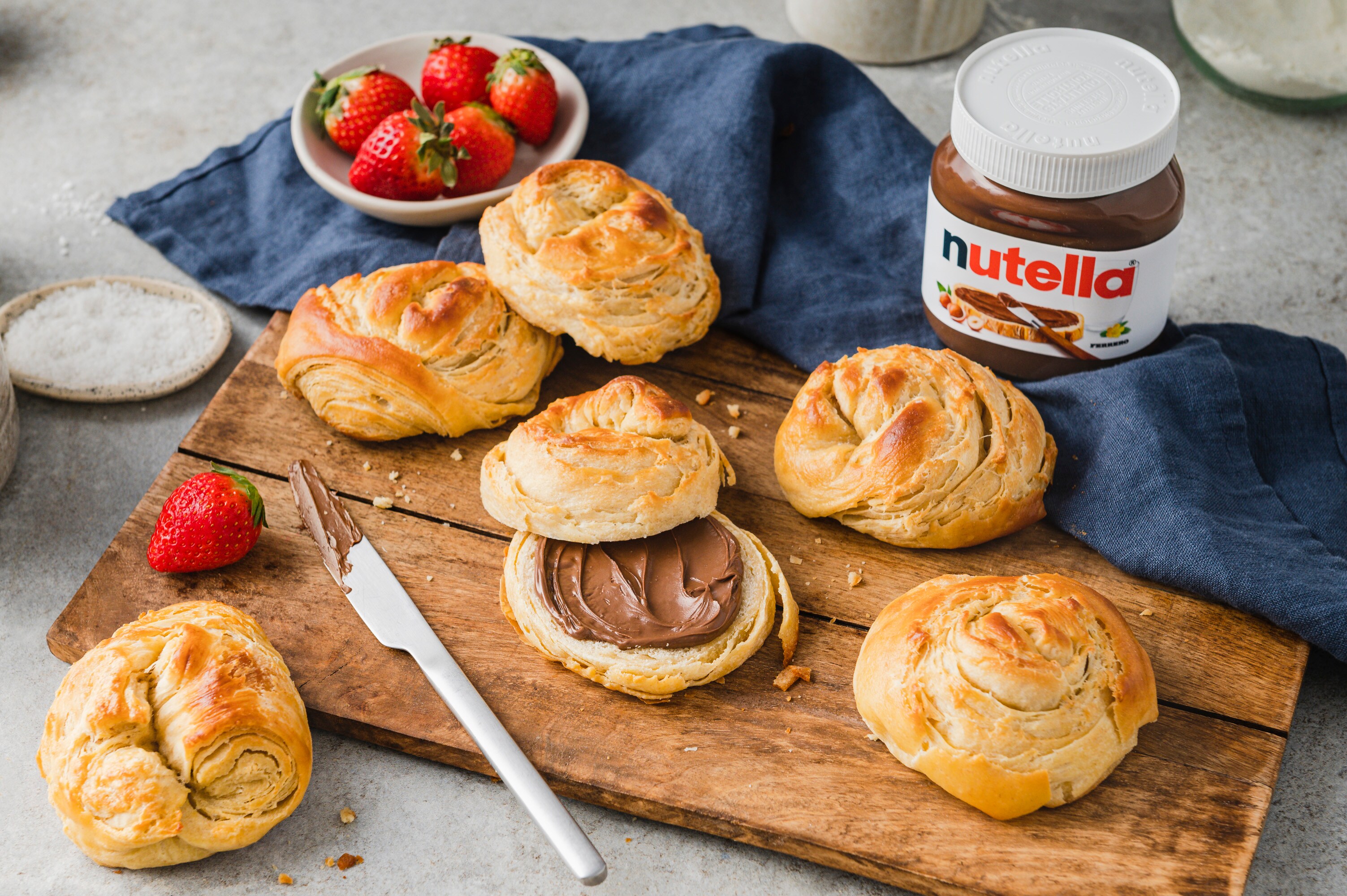 Splitterbrötchen mit nutella®