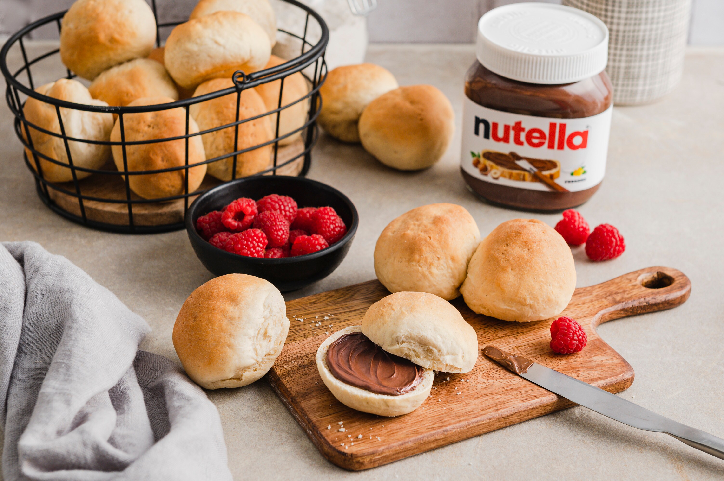 Franzsemmel mit nutella®