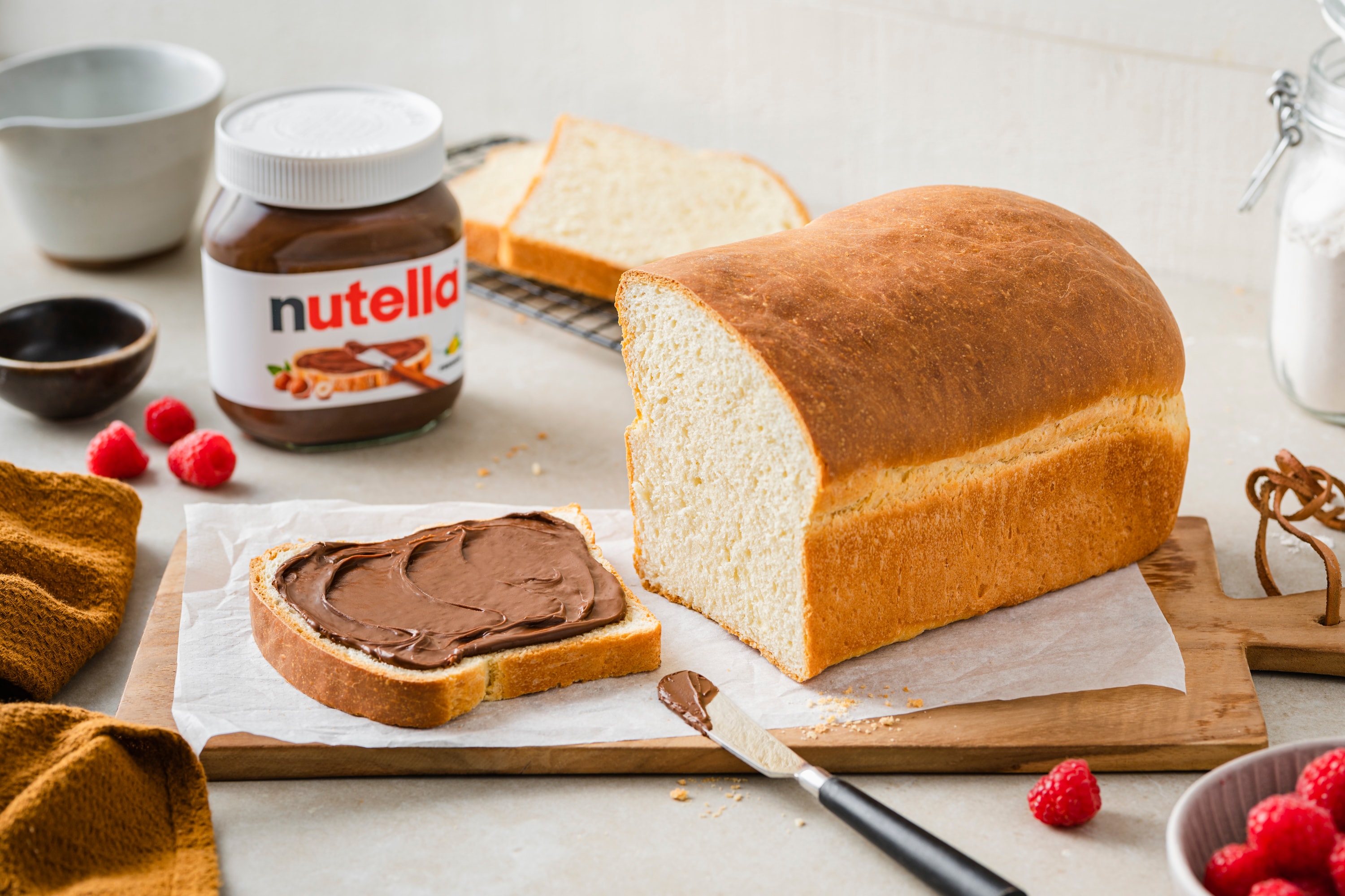 Toastbrot mit nutella®  