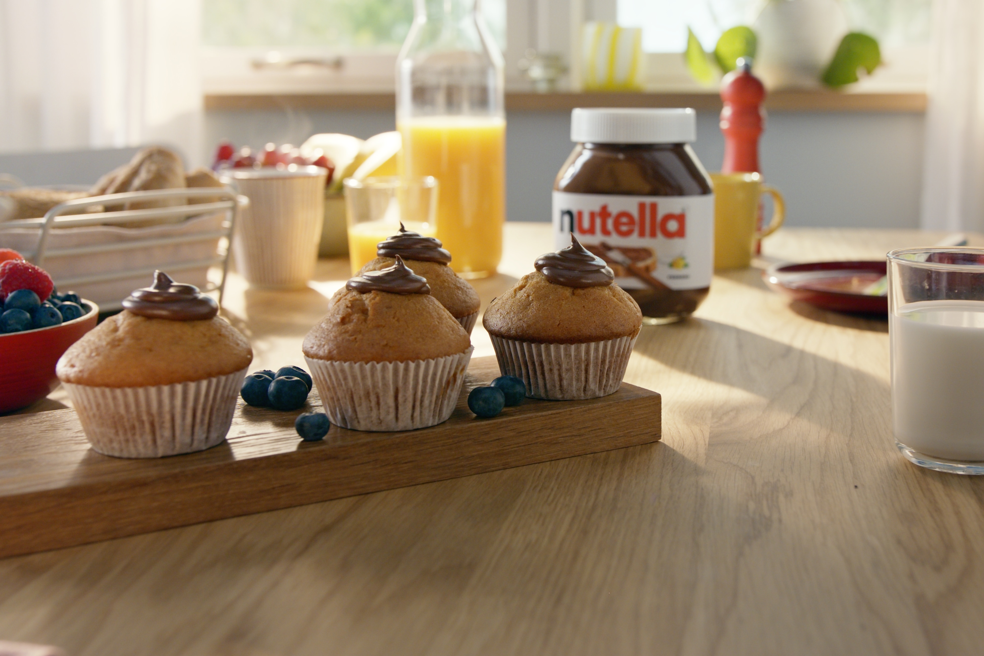 Einfache Muffins mit nutella®