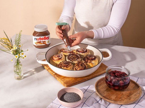 Rezept - Mohn-Kirsch-Schnecke mit nutella® - Schritt 4