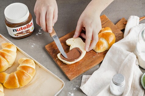 Hörnle mit nutella® - Schritt 3