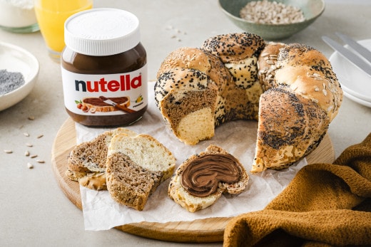 Rezept - nutella - Zupfbrot mit nutella®