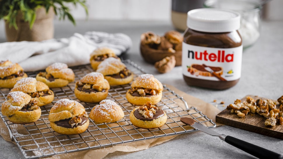 nutella® Rezepte - Mini-Windbeutel mit nutella®