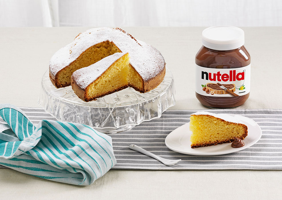 Pastel de avellanas con Nutella®