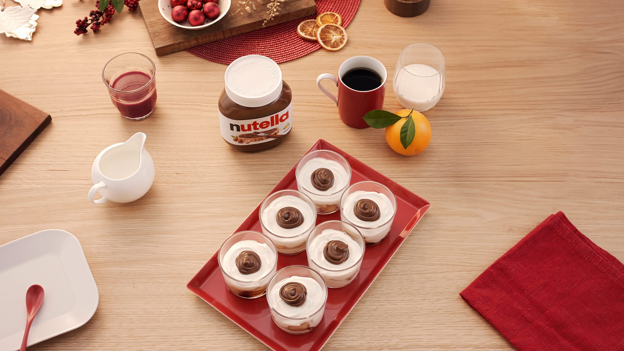 Tiramisú Navideño de Nutella®