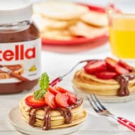 Tortitas de yogur con fresas