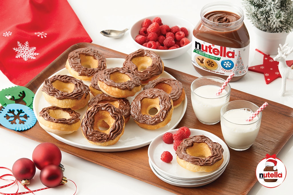 Baked Donuts with Nutella